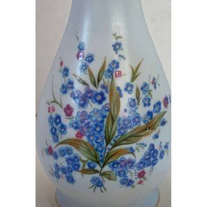 LEFTON CHINA VASE - 6 1/2" Vase/Ewer with double handles and forget-me-nots